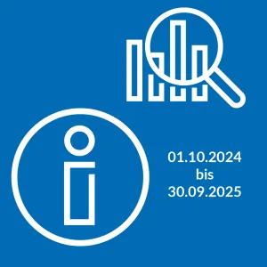 Auswertungsicon 2024 2025 Blau